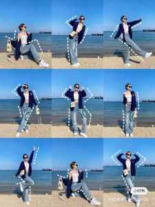 cách tạo dáng đẹp khi chụp ảnh ở biển