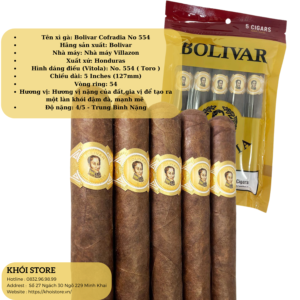Xì gà Bolivar chính giá?